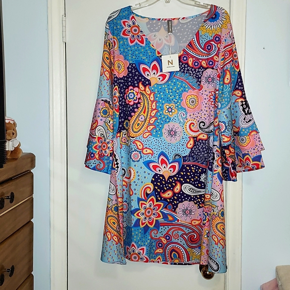 Noracora XL Paisley multicolored dress